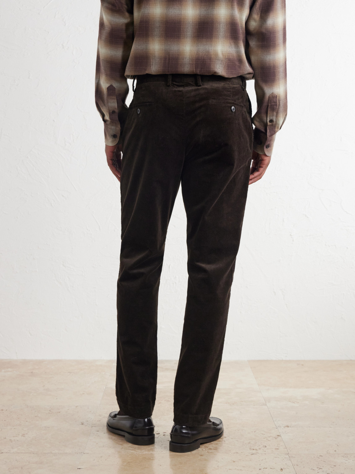 Straight-Leg Cotton- Corduroy