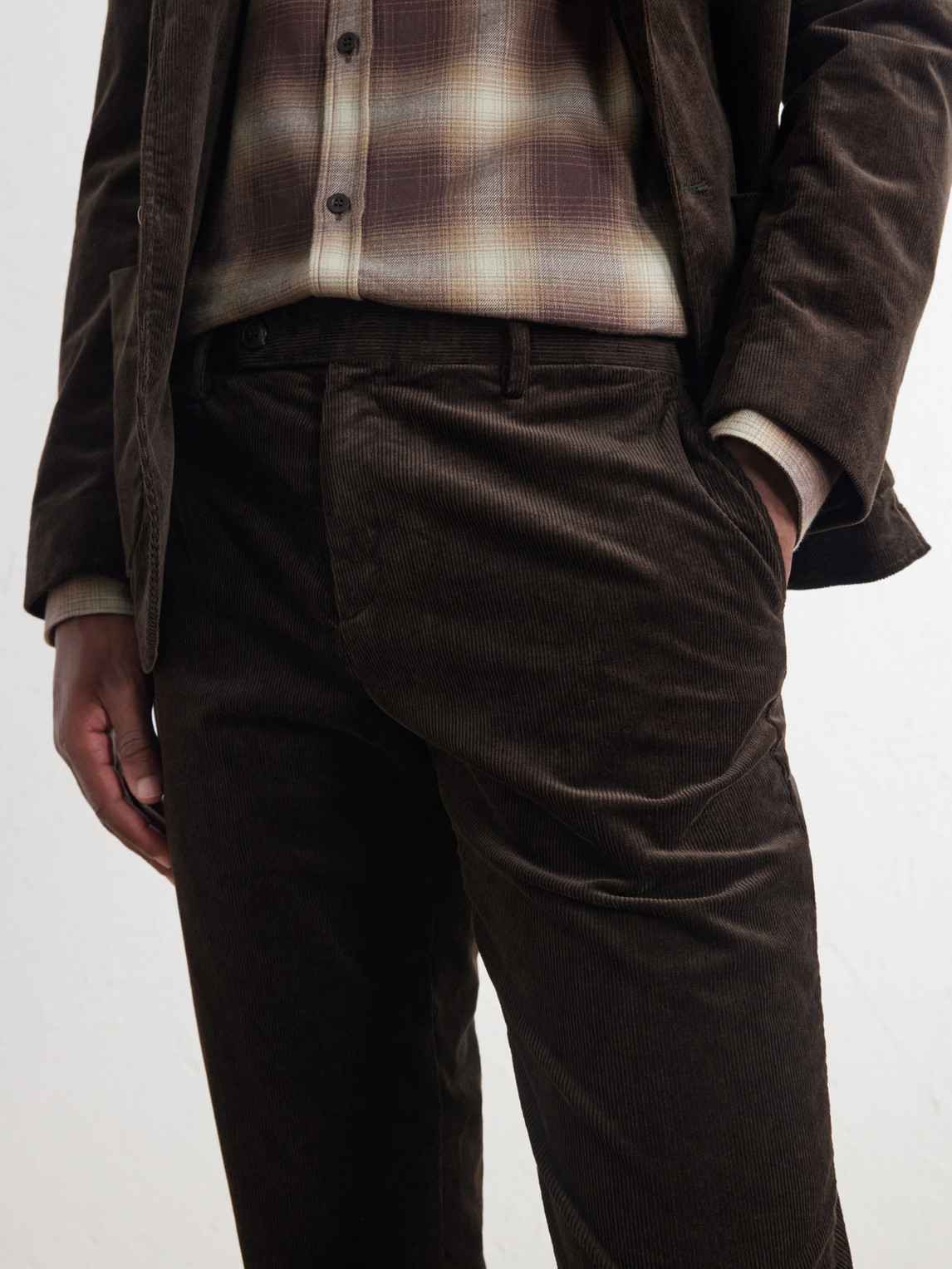 Straight-Leg Cotton- Corduroy