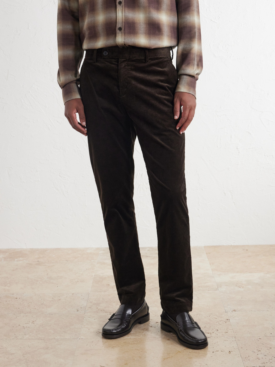 Straight-Leg Cotton- Corduroy
