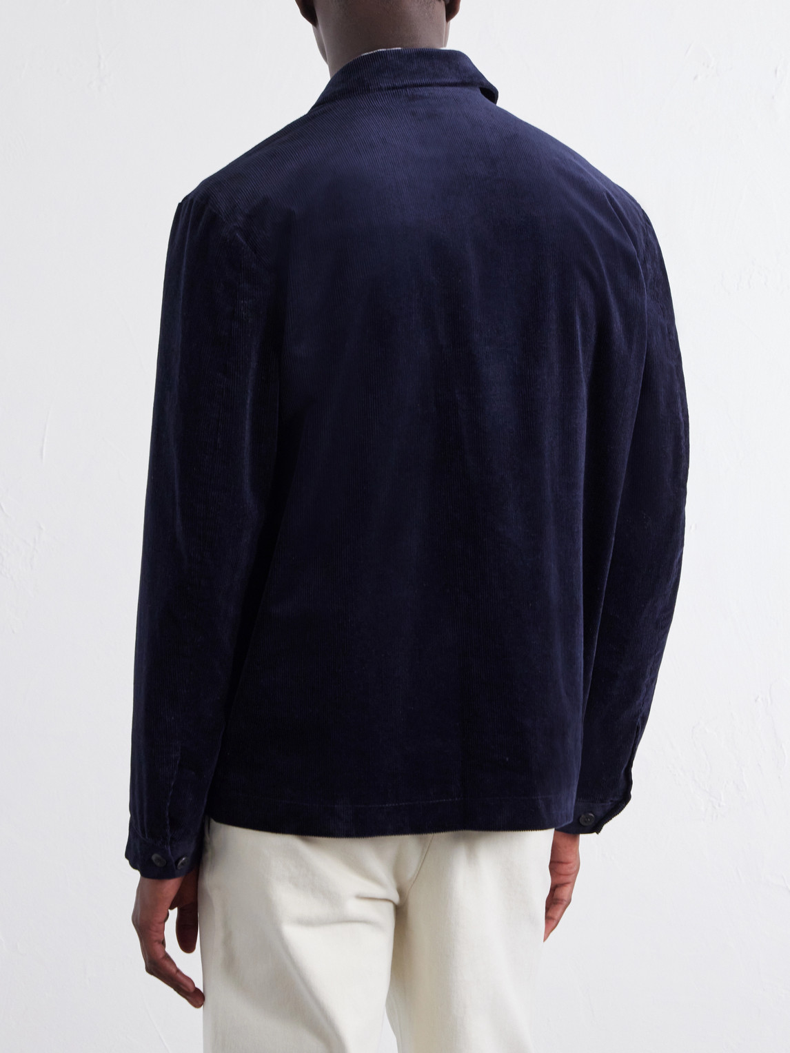 Cotton-Blend Corduroy Blouson Jacket