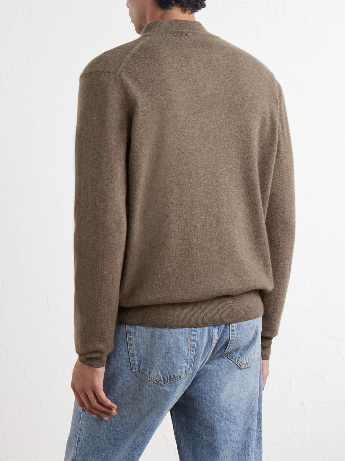 Cashmere Half-Zip Sweater