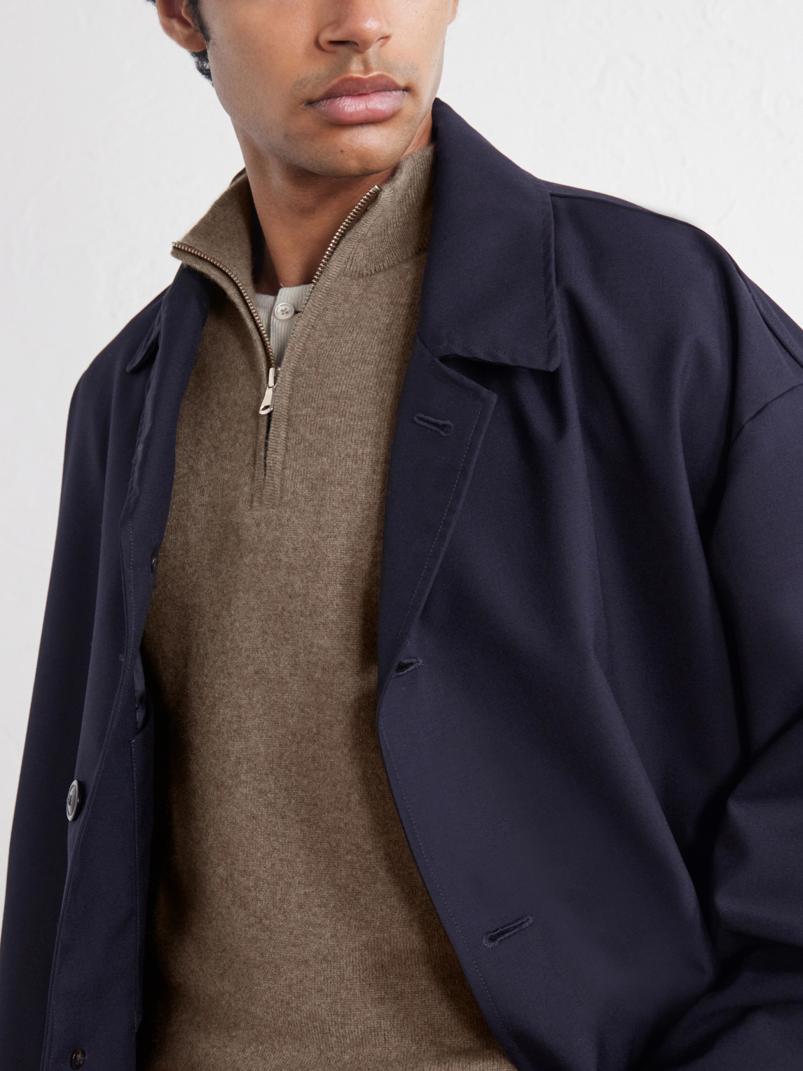 Cashmere Half-Zip Sweater