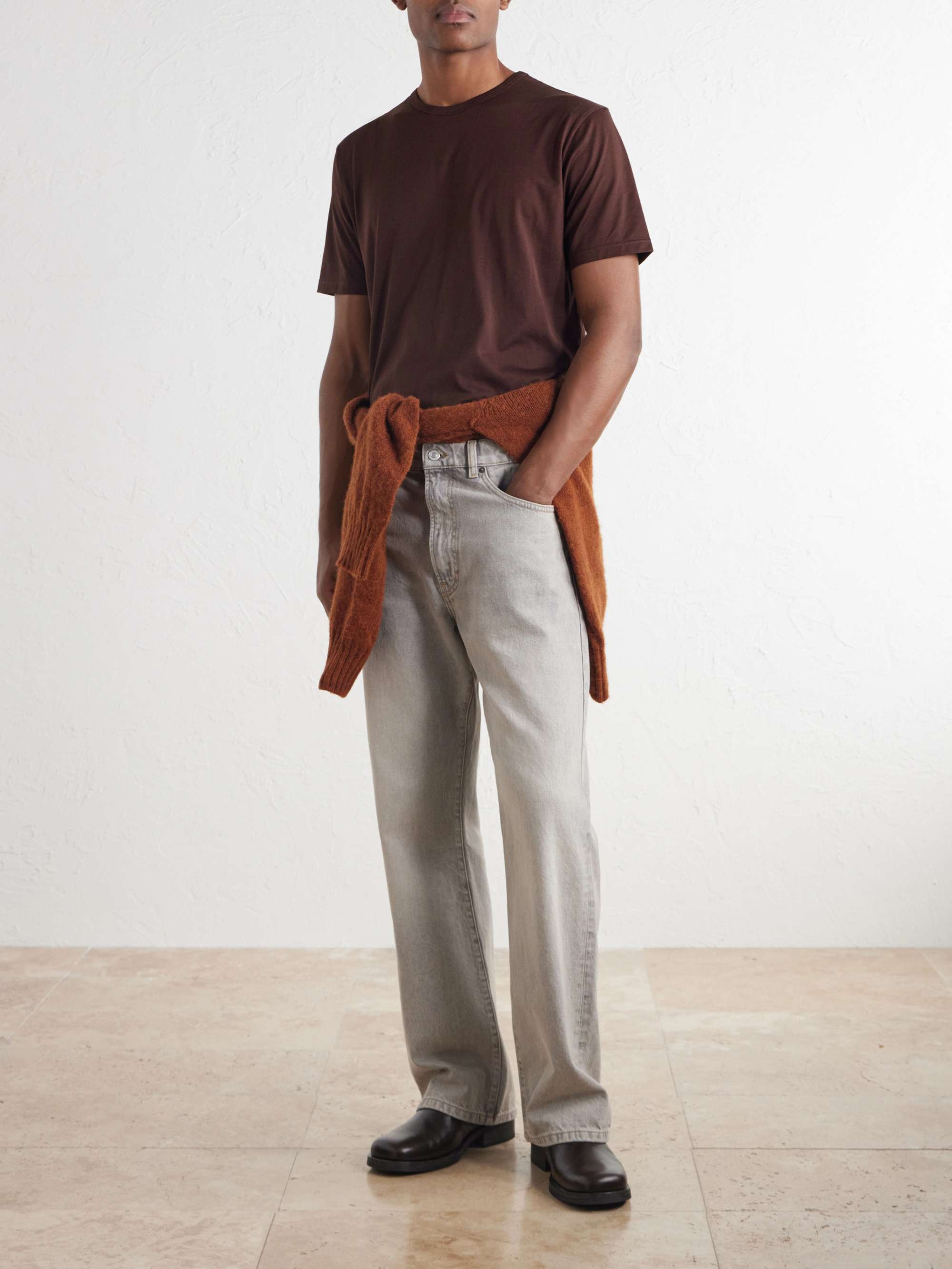 SUNSPEL Supima Cotton-Jersey T-Shirt