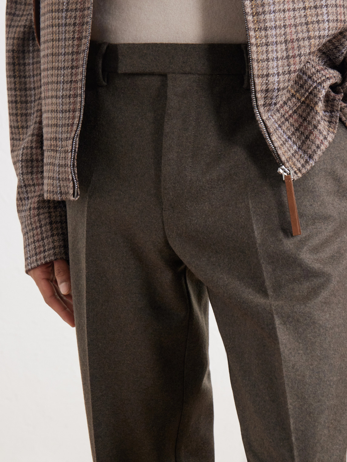 Straight-Leg Wool