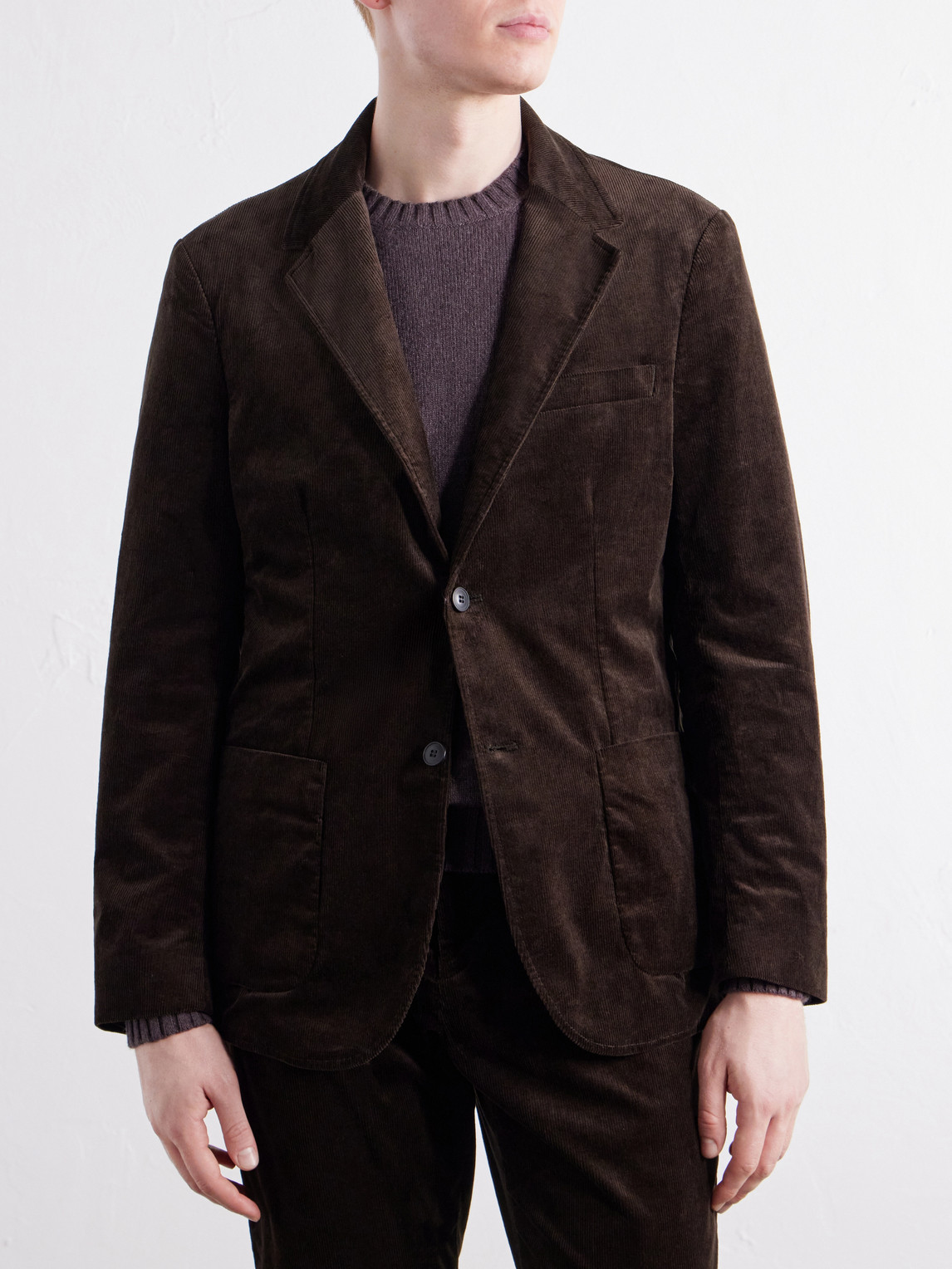 Cotton-Blend Corduroy Blazer
