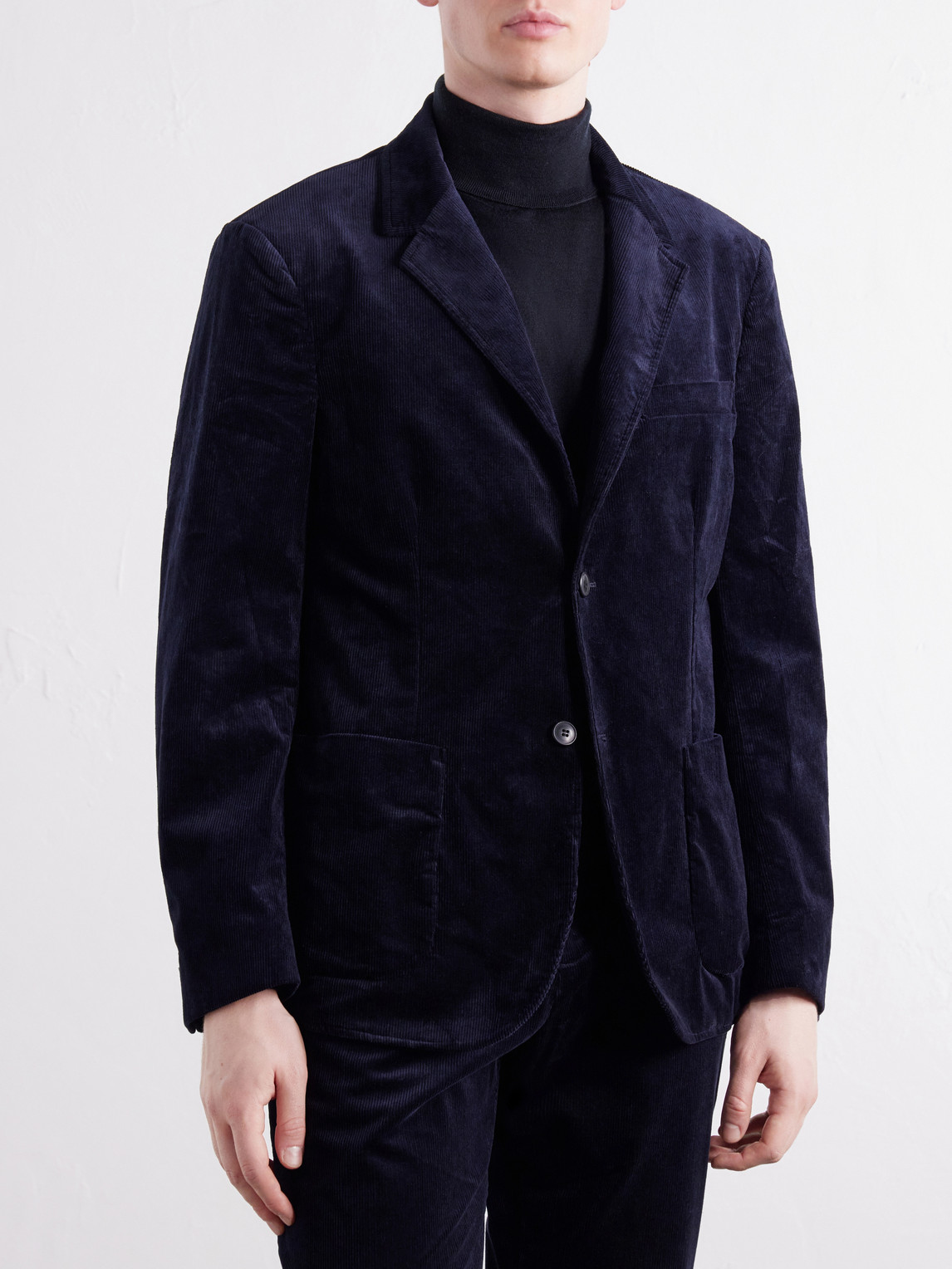 Cotton-Blend Corduroy Blazer