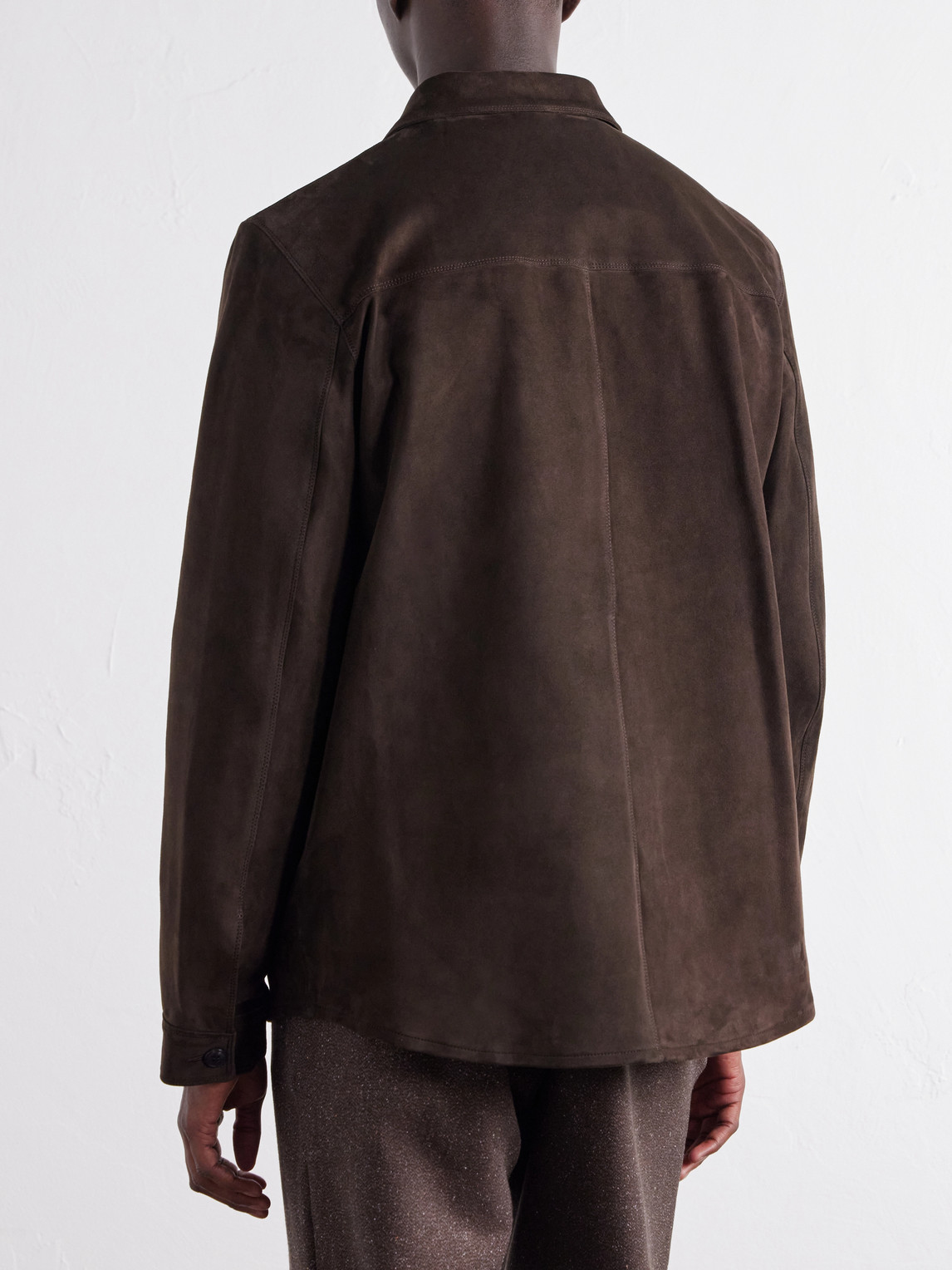Suede Overshirt