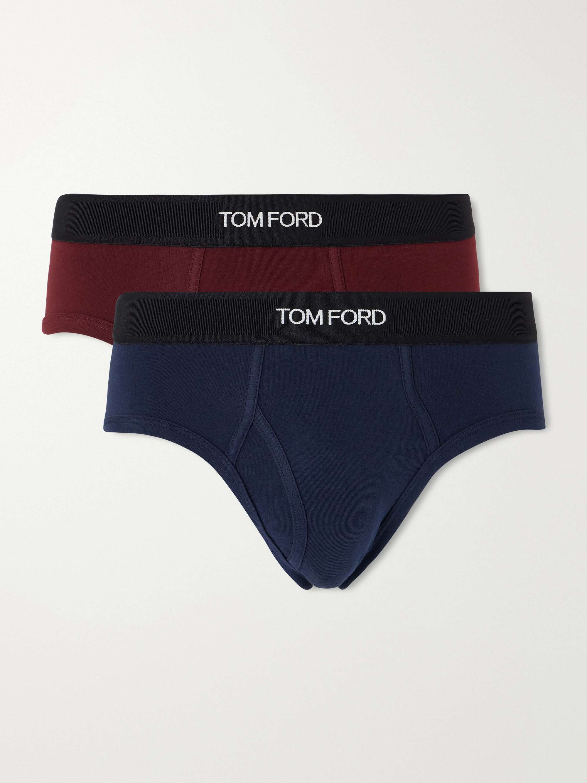 TOM FORD Two-Pack Stretch-Cotton Briefs
