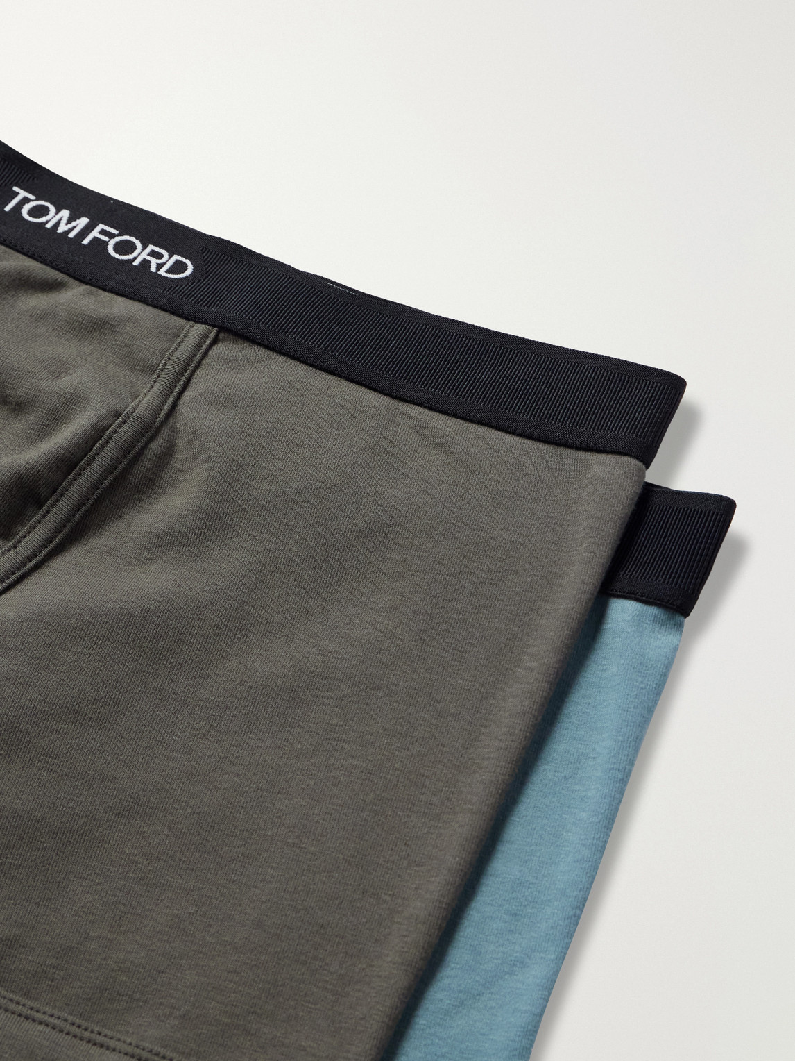 Two Pack Logo-Jacquard Waistband Cotton-Stretch Jersey Boxer