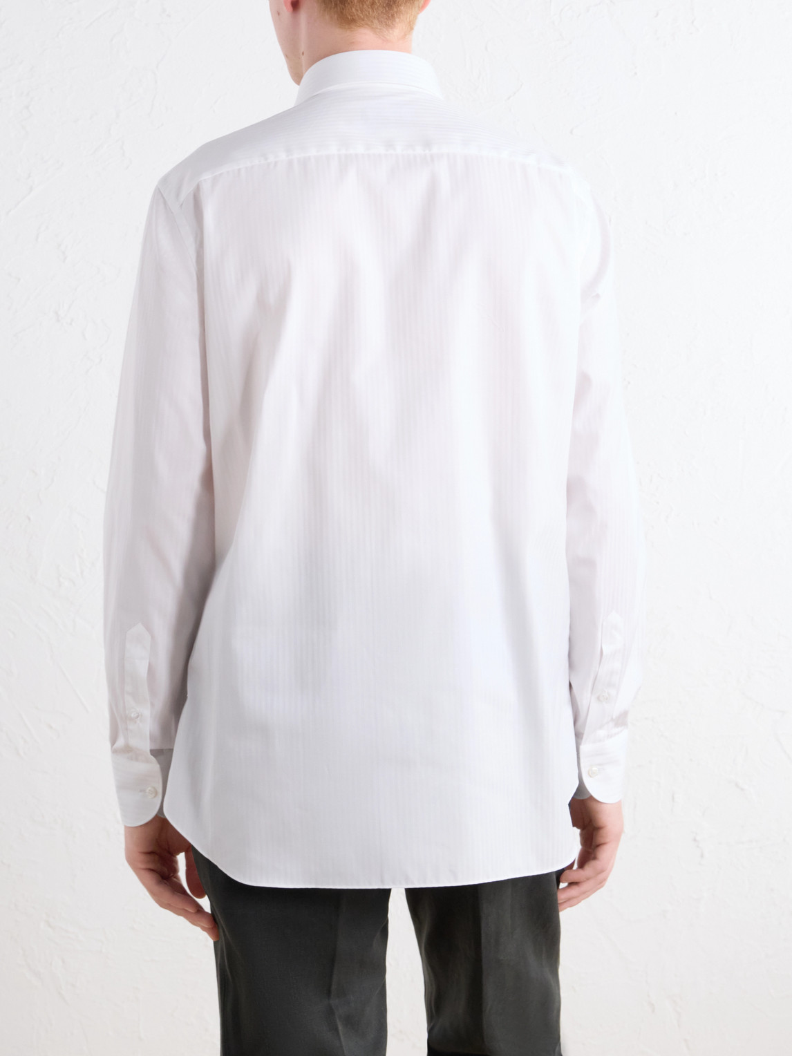 William Striped Cotton-Twill Shirt