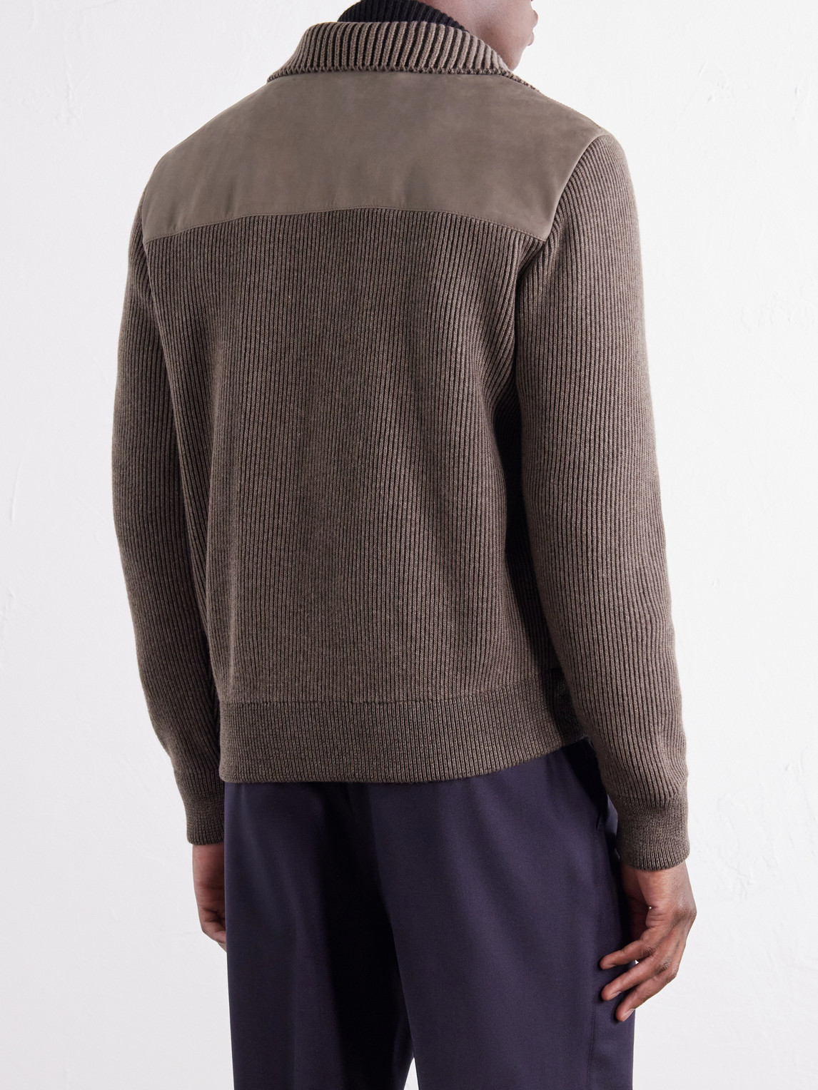 And Suede Blouson Jacket