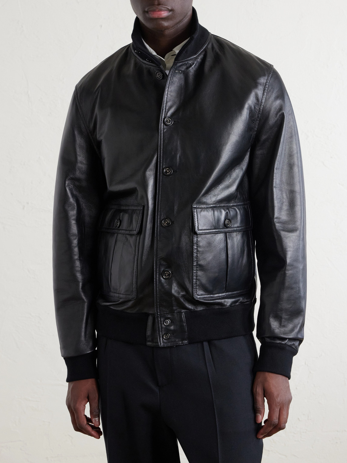 Valstar Ino Leather Jacket In Multi