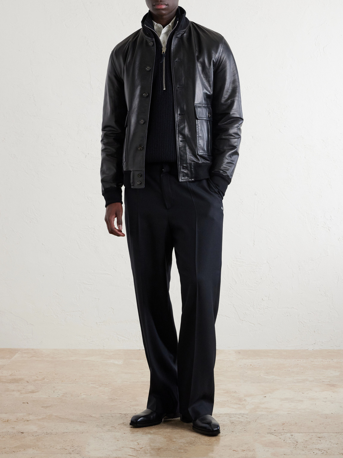 Valstar Ino Leather Jacket In Multi
