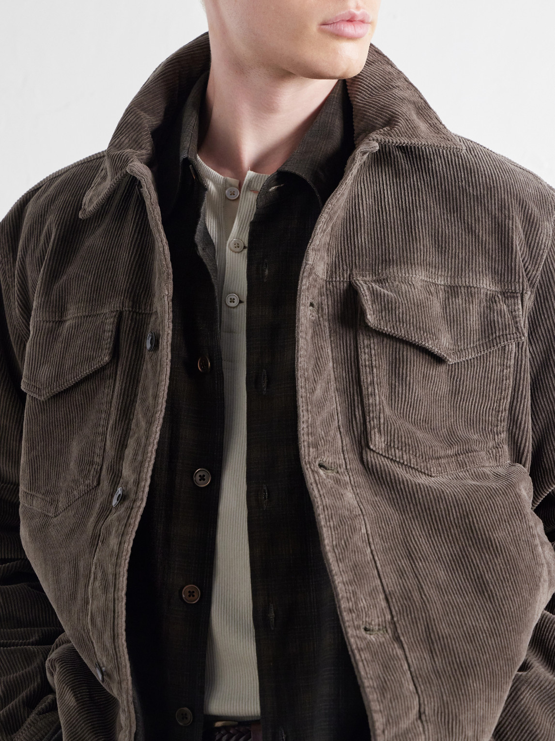 Stretch-Cotton Corduroy Jacket