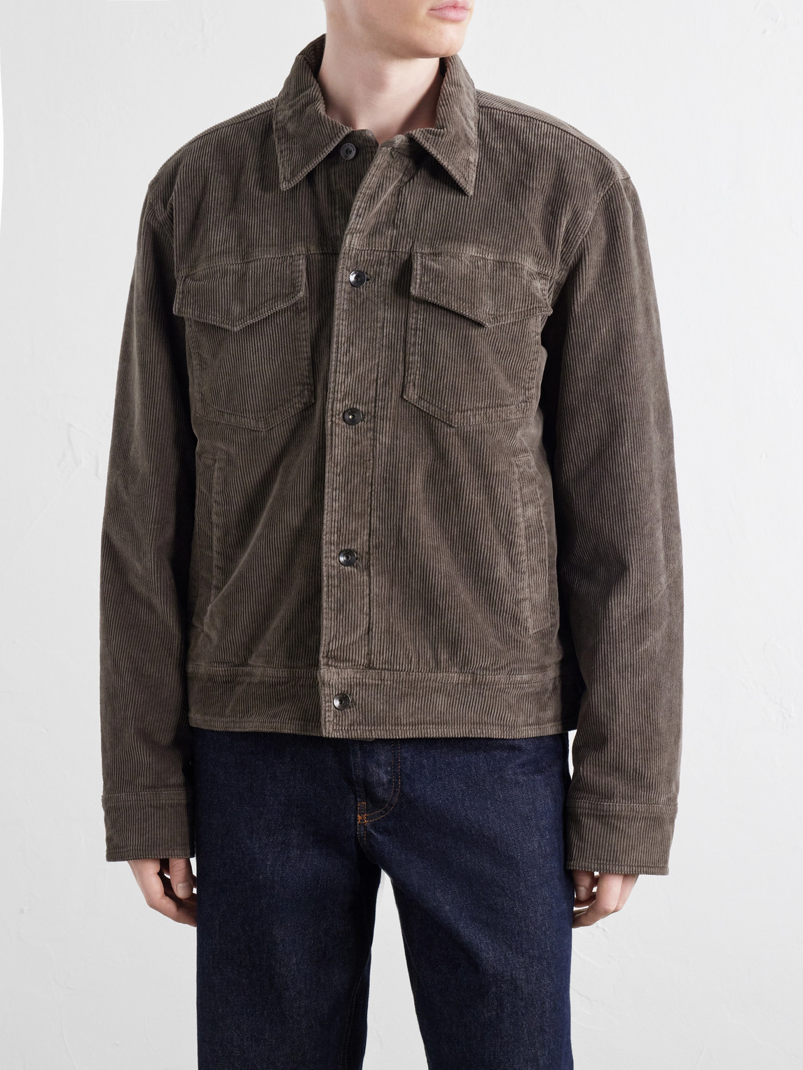 Stretch-Cotton Corduroy Jacket