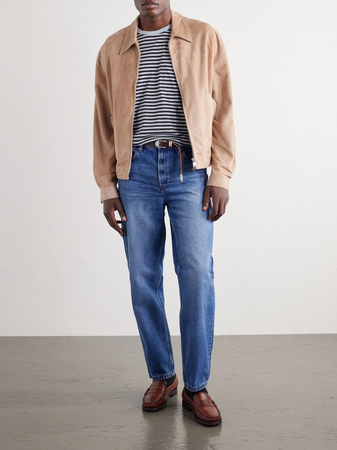Striped Cotton-Jersey T-Shirt