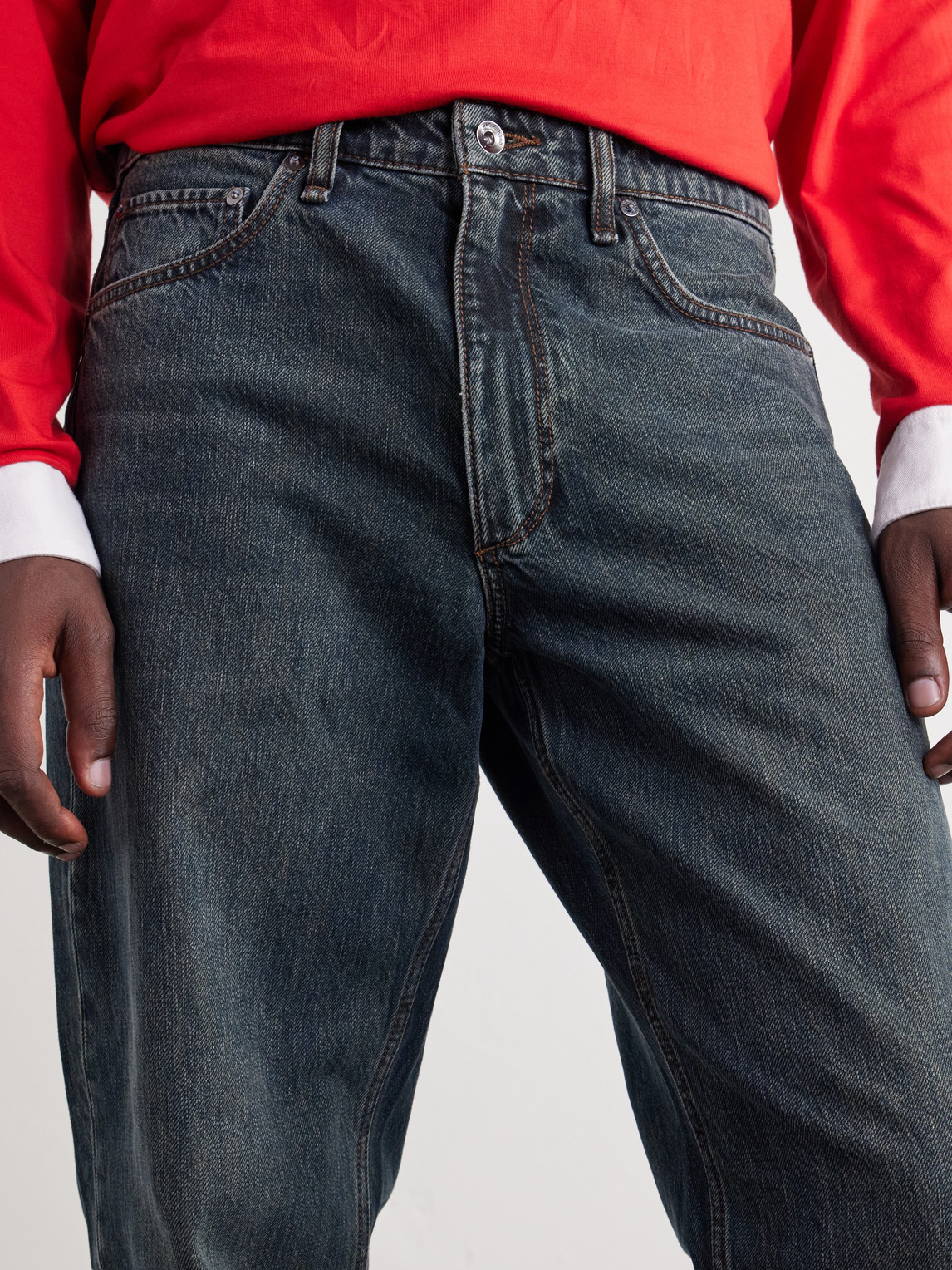 Fit 4 Authentic Straight-Leg Jeans