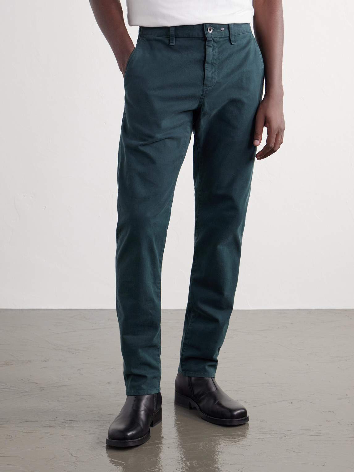 Fit 3 Stretch-Cotton Twill Trousers