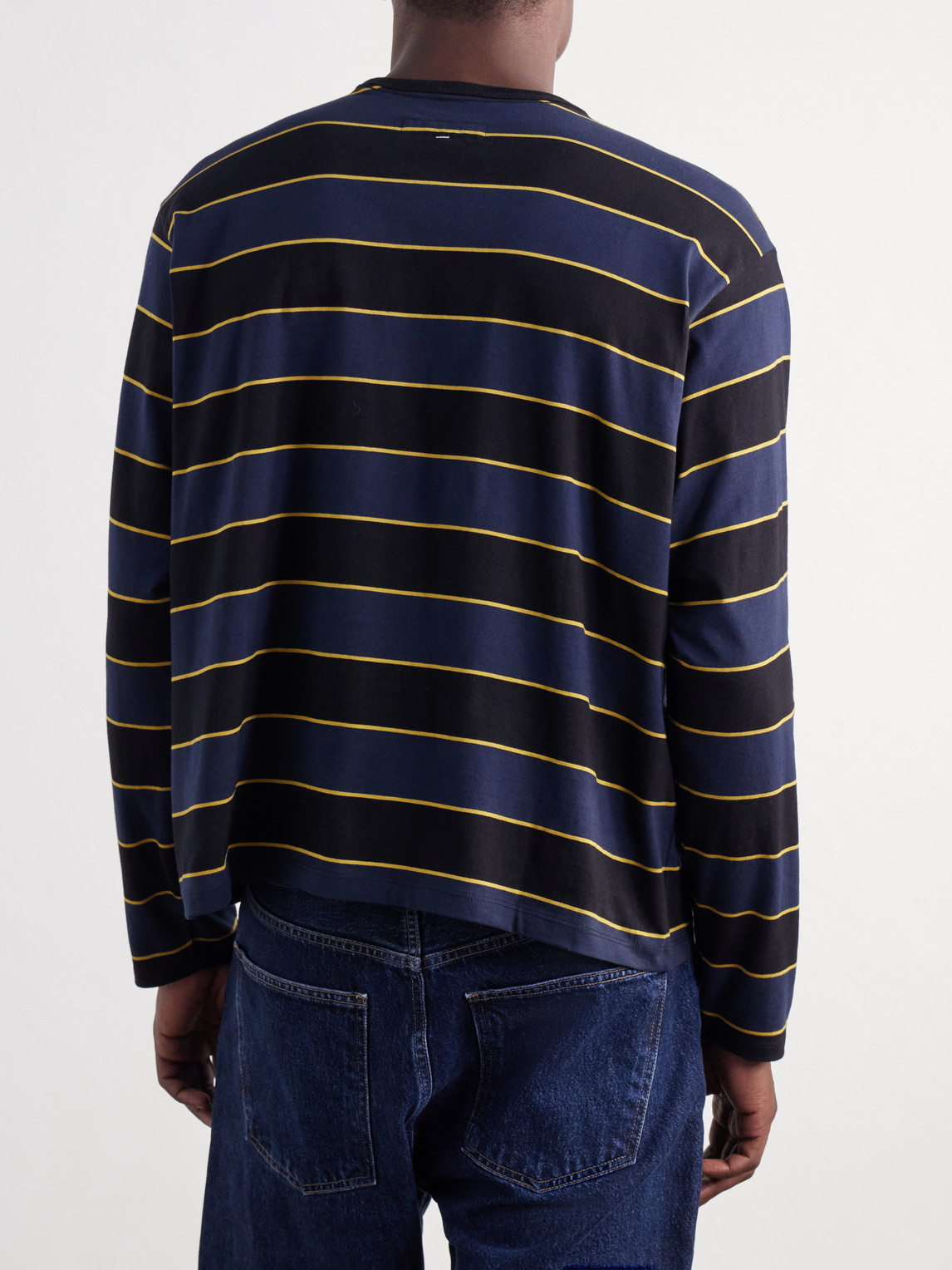 Striped Cotton-Jersey T-Shirt