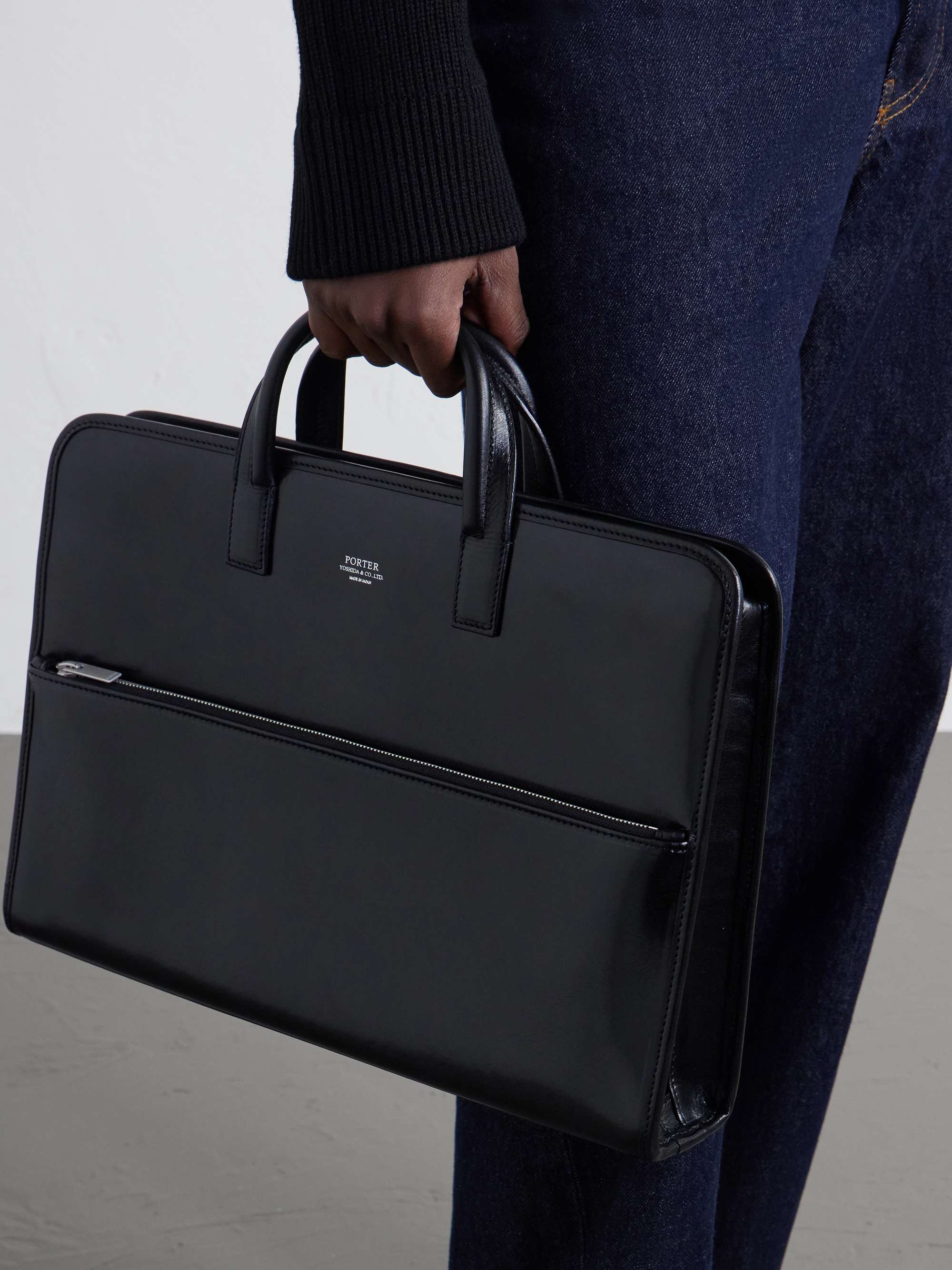 PORTER YOSHIDA & CO. レザー ビジネスバッグ PORTER-YOSHIDA & CO Clerk Leather Briefcase for Men | MR PORTER ES