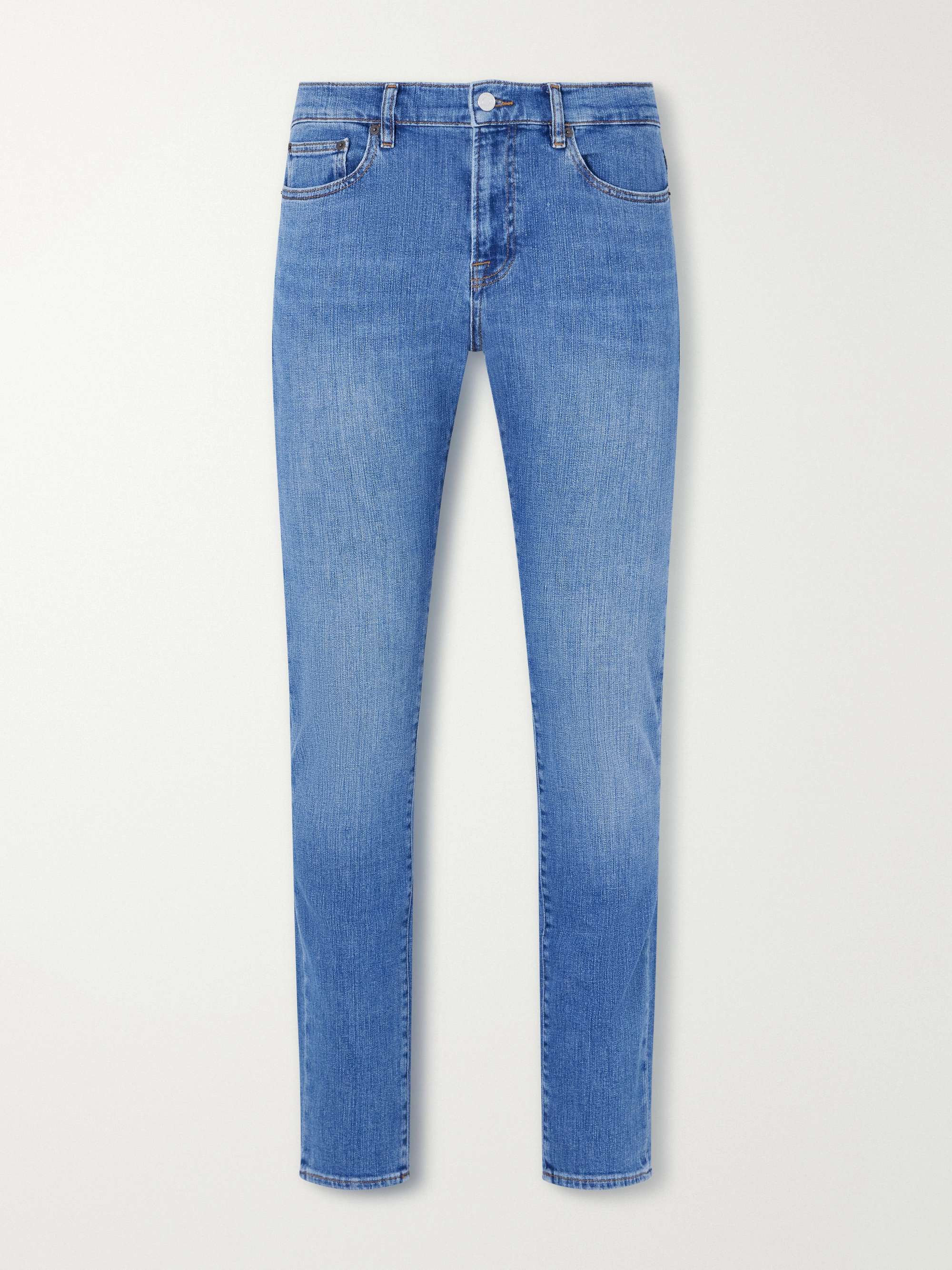 FRAME L'Homme Slim-Fit Dry Denim Jeans