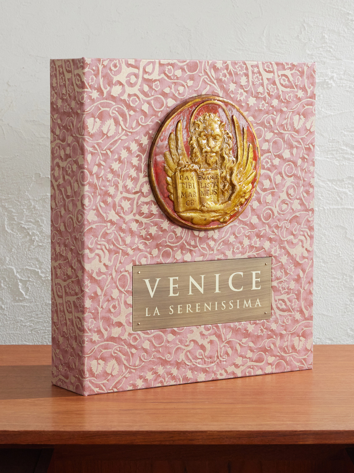 Assouline Venice: La Serenissima Pigne Edition Hardcover Book In Pink