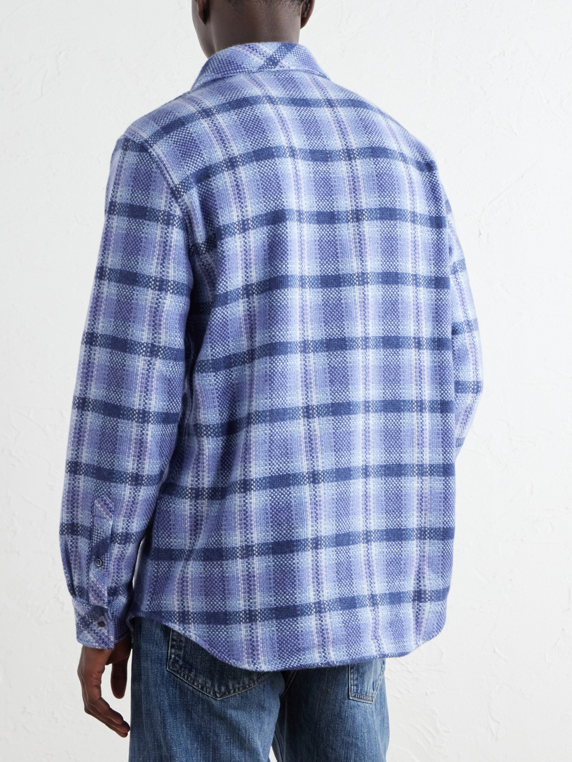 Checked Cashmere Shirt