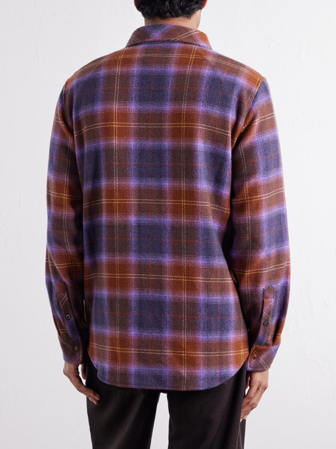 Tartan Cashmere-Flannel Shirt