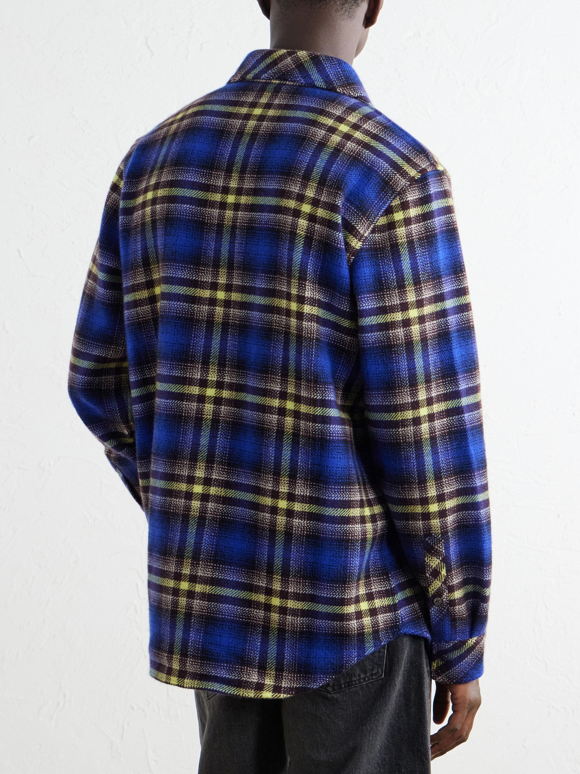 Checked Cashmere Shirt