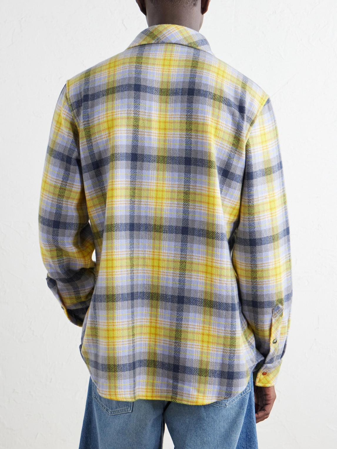Checked Cashmere Shirt