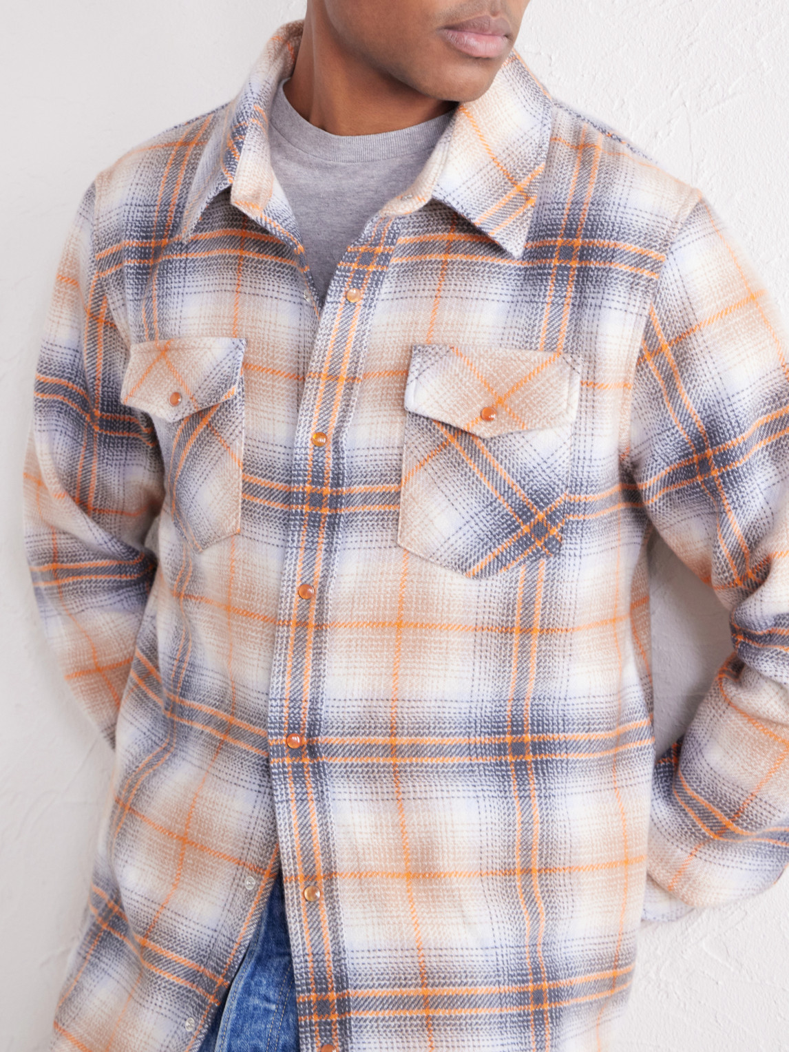 Tartan Cashmere-Flannel Shirt