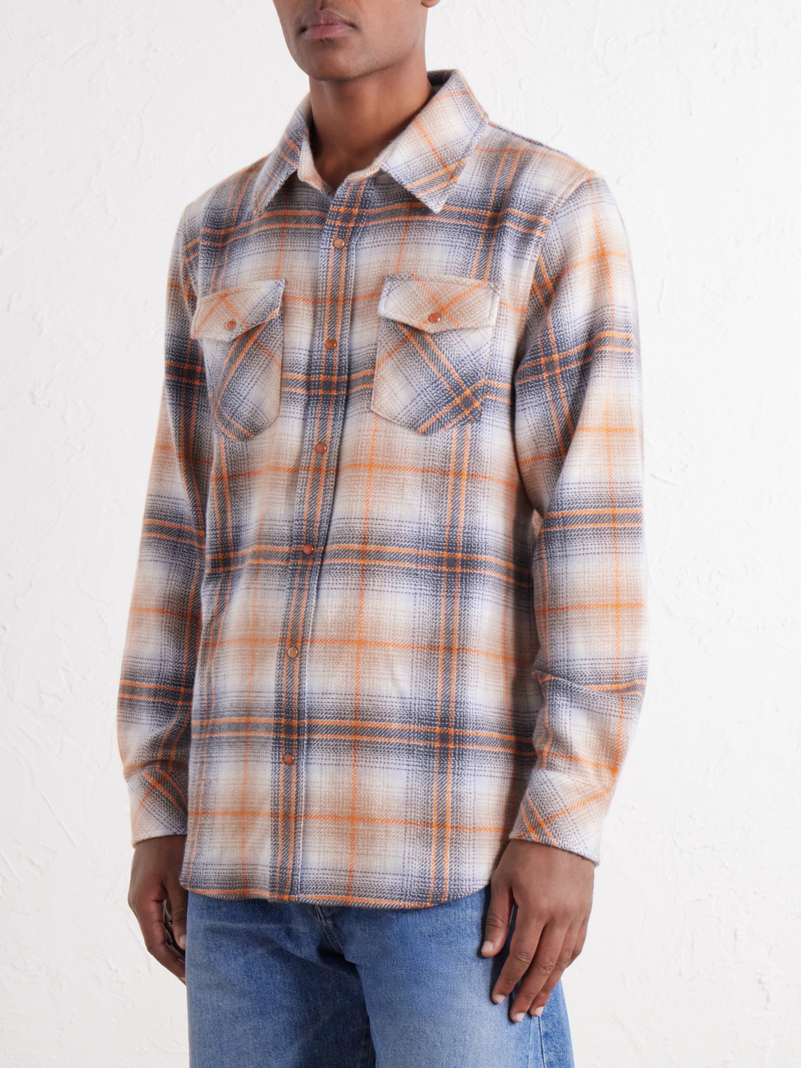 Tartan Cashmere-Flannel Shirt