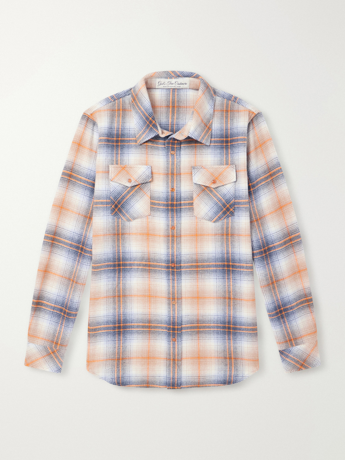 Tartan Cashmere-Flannel Shirt