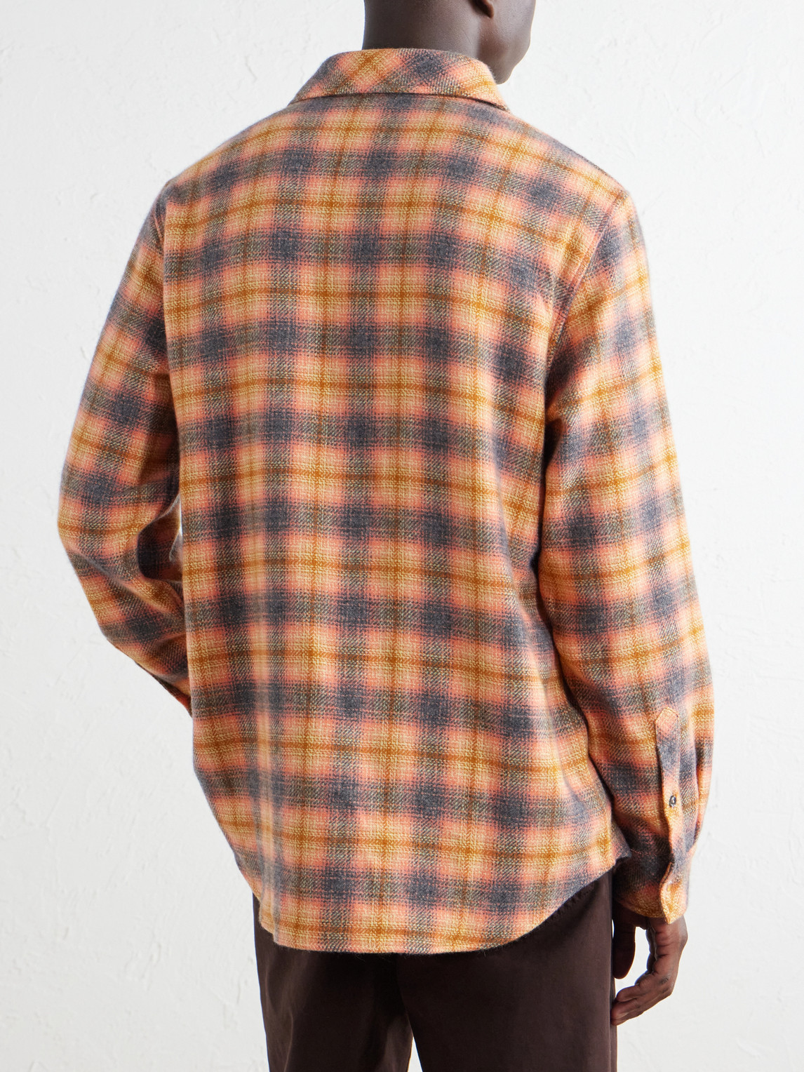 Checked Cashmere Shirt
