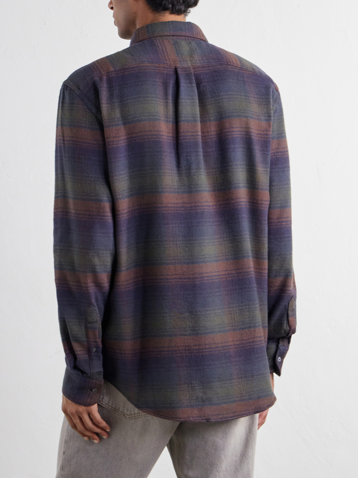 Old Pine Checked Cotton-Flannel Shirt