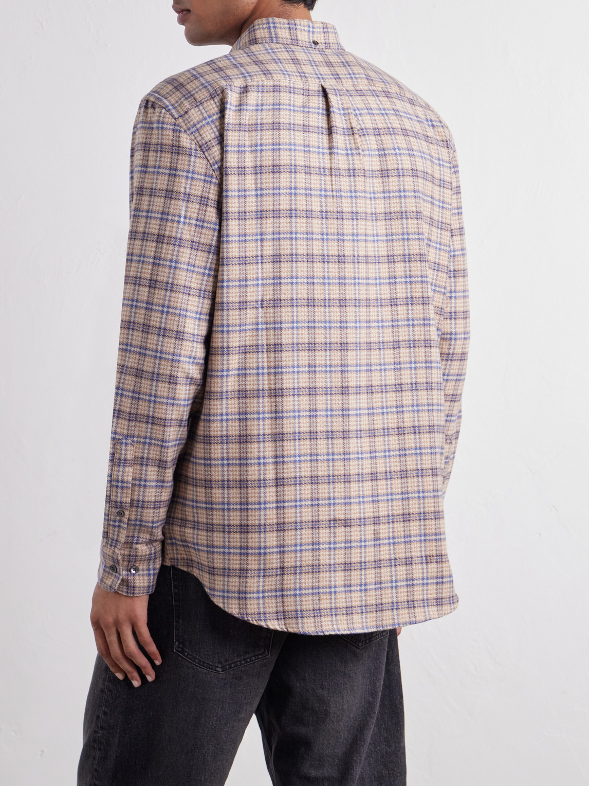 Cedar Checked Cotton-Flannel Shirt