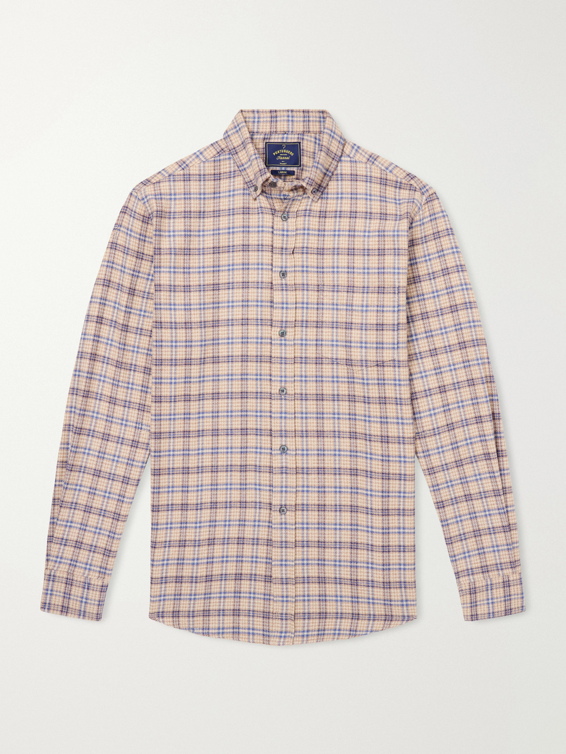Cedar Checked Cotton-Flannel Shirt