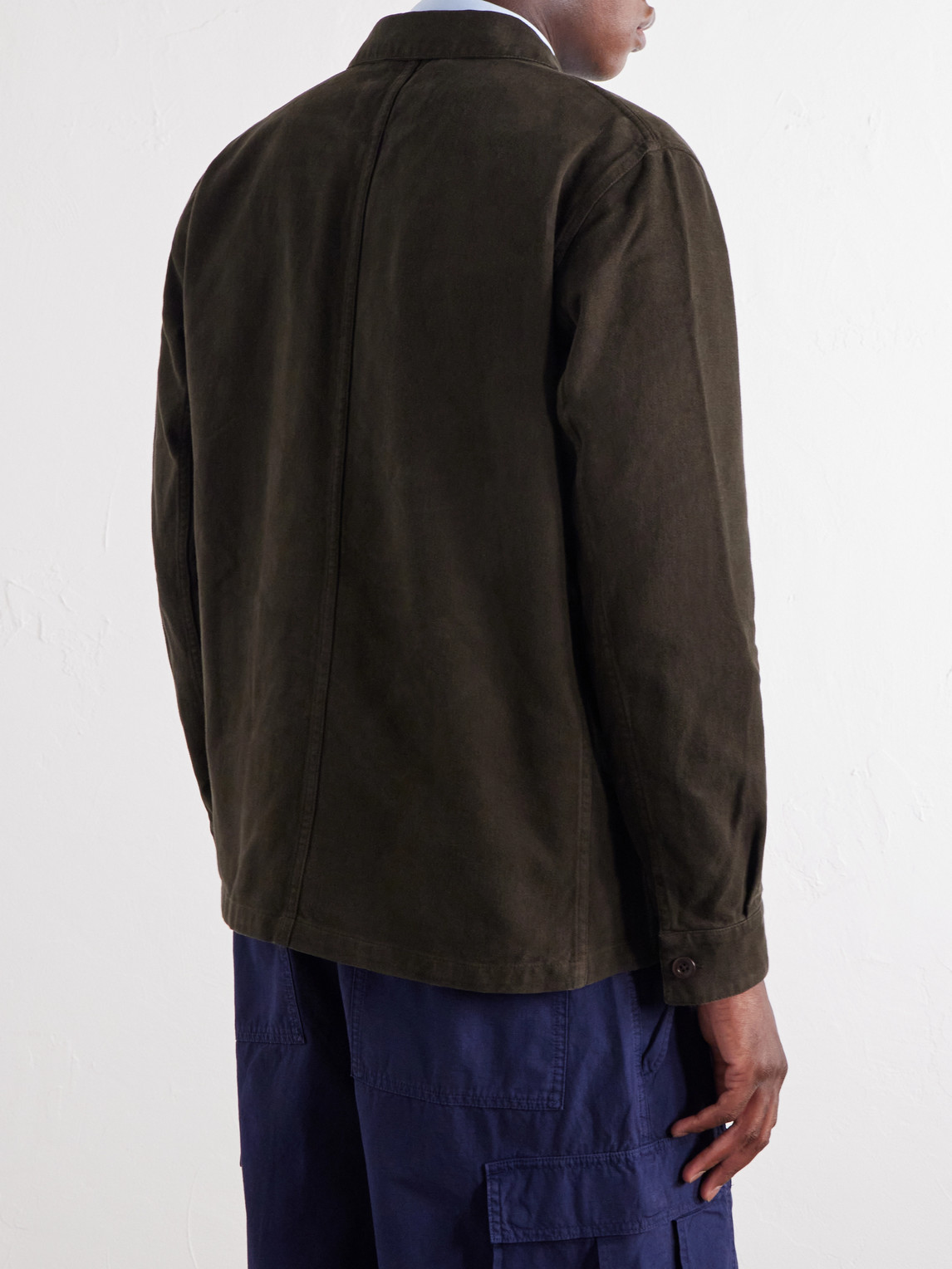 Labura Stretch-Cotton Twill Overshirt