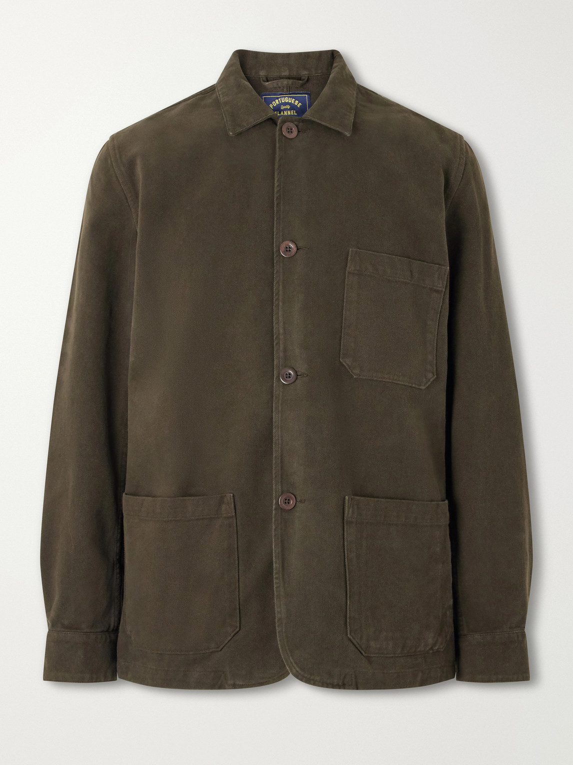 Labura Stretch-Cotton Twill Overshirt