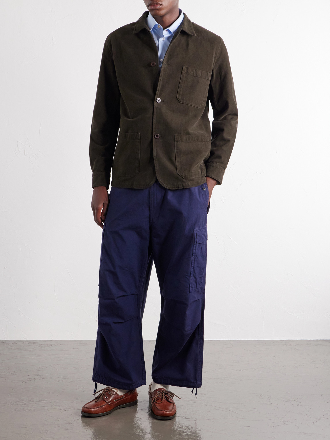 Labura Stretch-Cotton Twill Overshirt