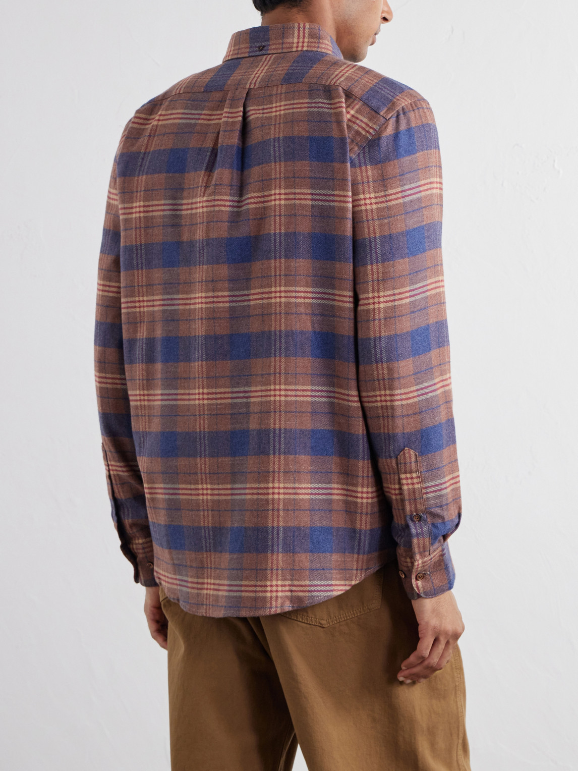 Logia Checked Cotton-Flannel Shirt
