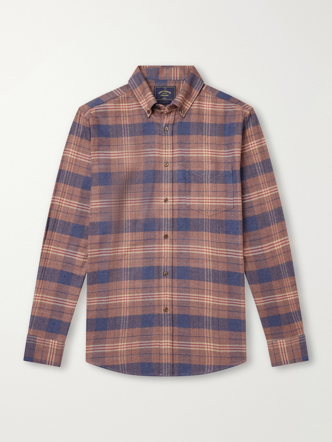Logia Checked Cotton-Flannel Shirt
