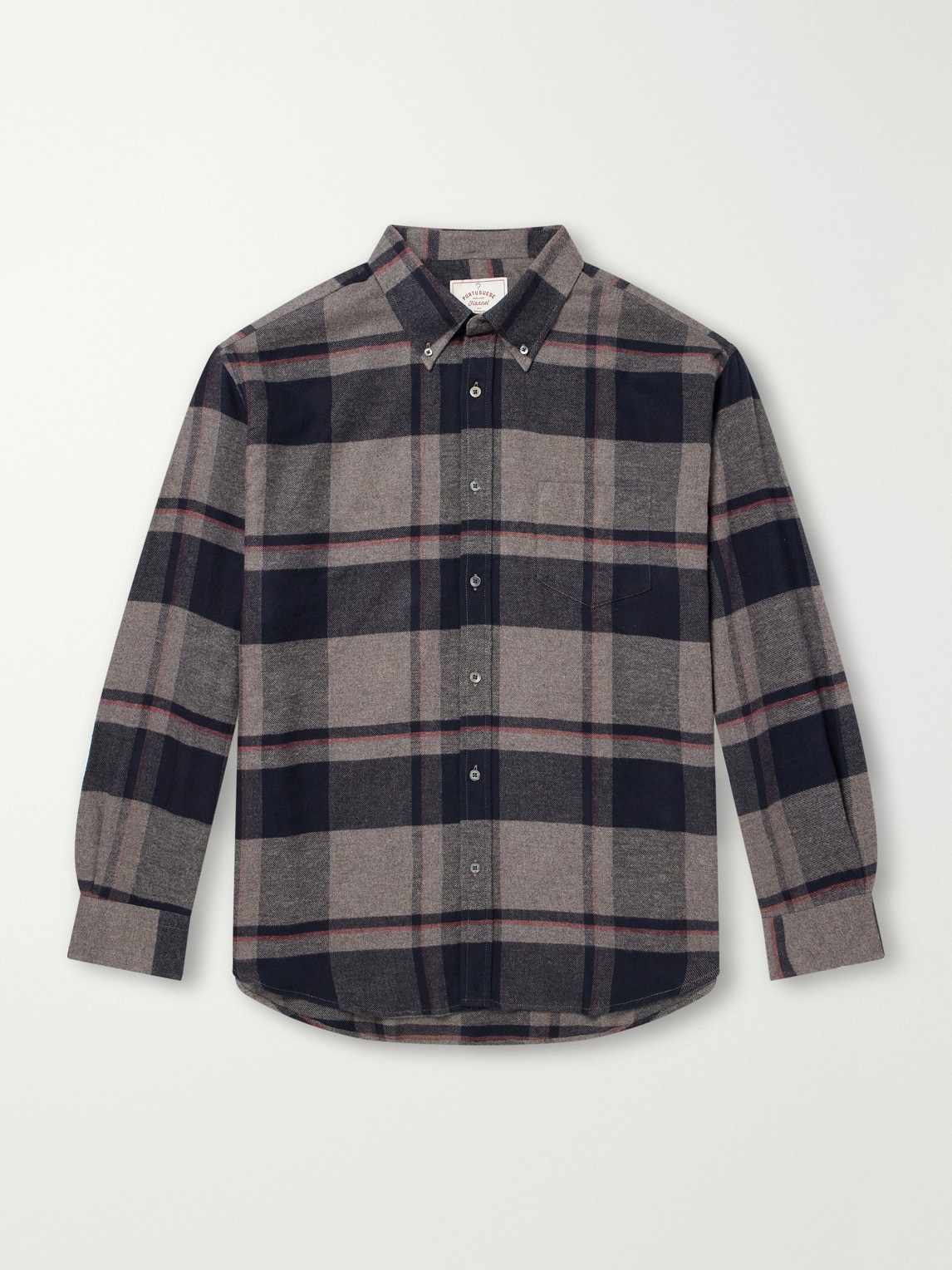 Lumen Oversized Checked Cotton-Flannel Shirt