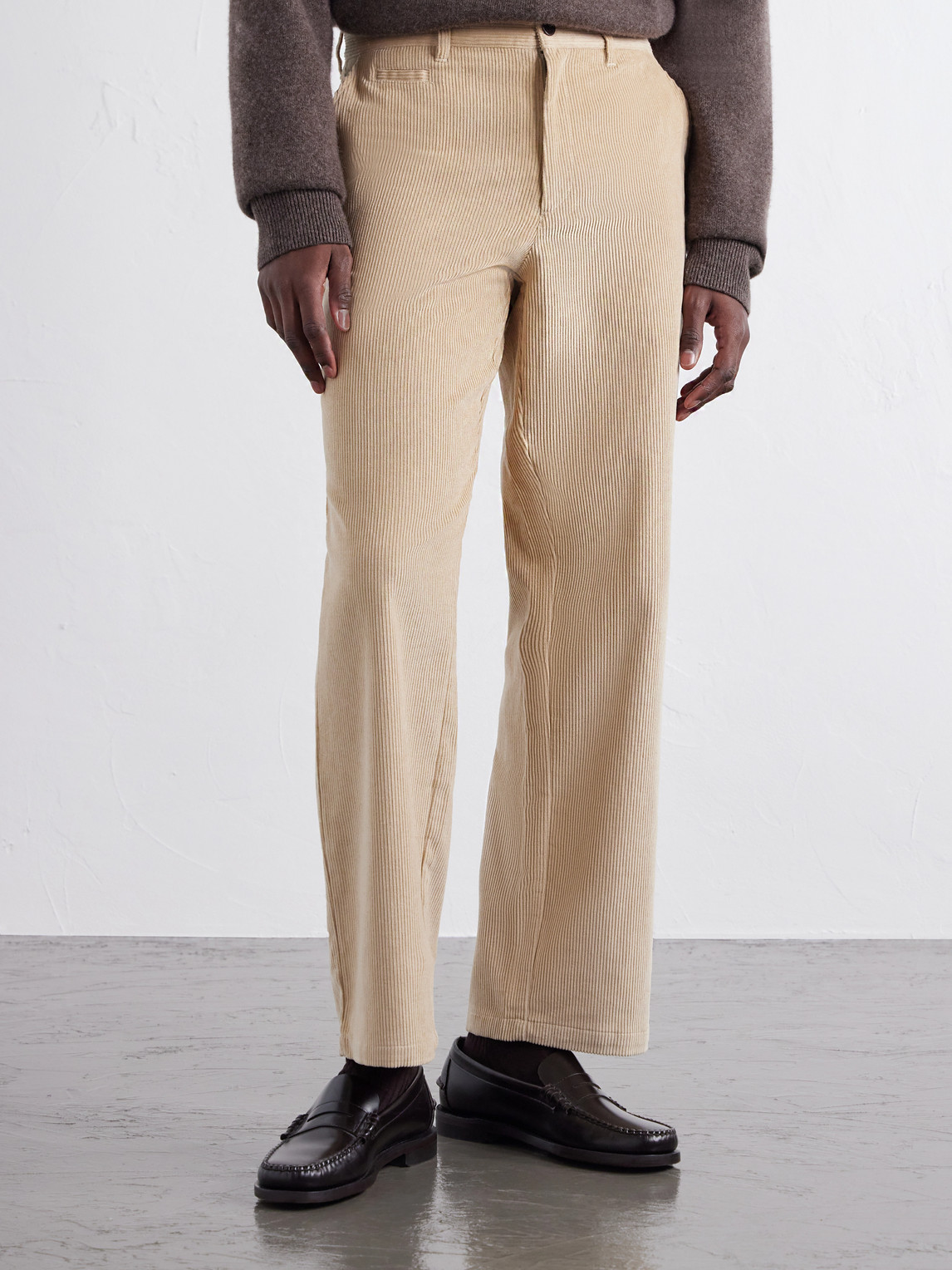 Straight-Leg Cotton- Corduroy
