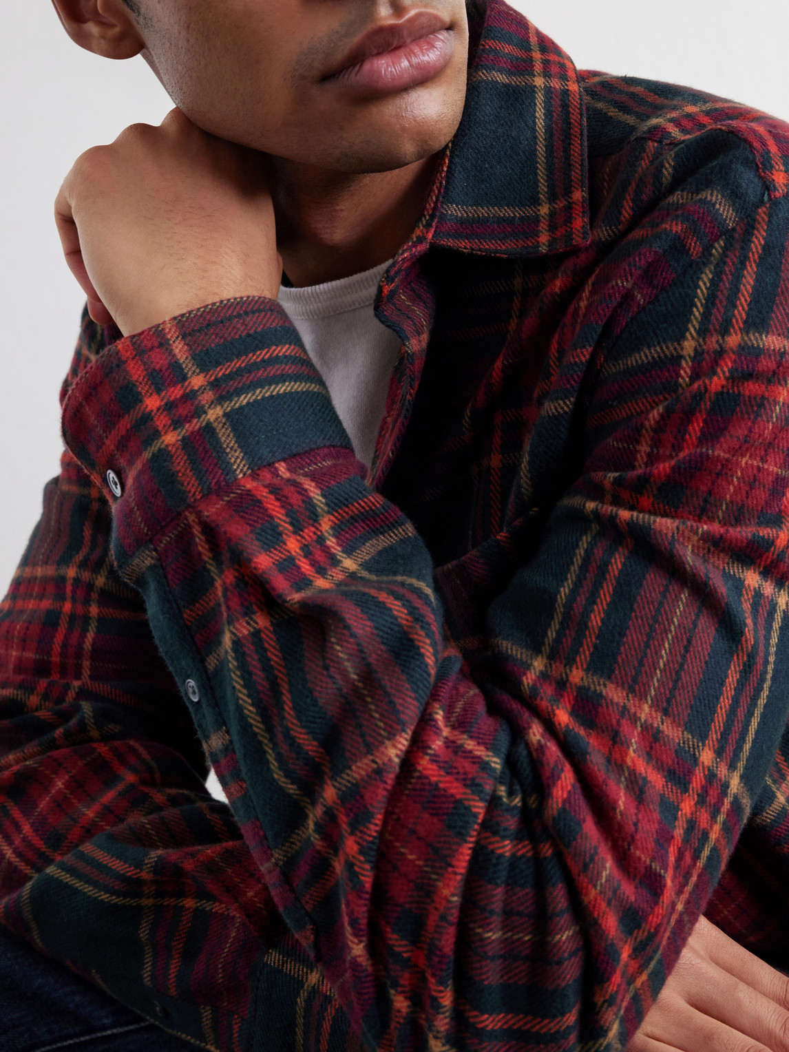 Bravio Checked Cotton-Flannel Shirt