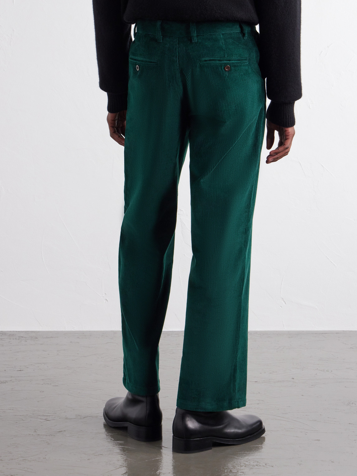 Straight-Leg Cotton- Corduroy