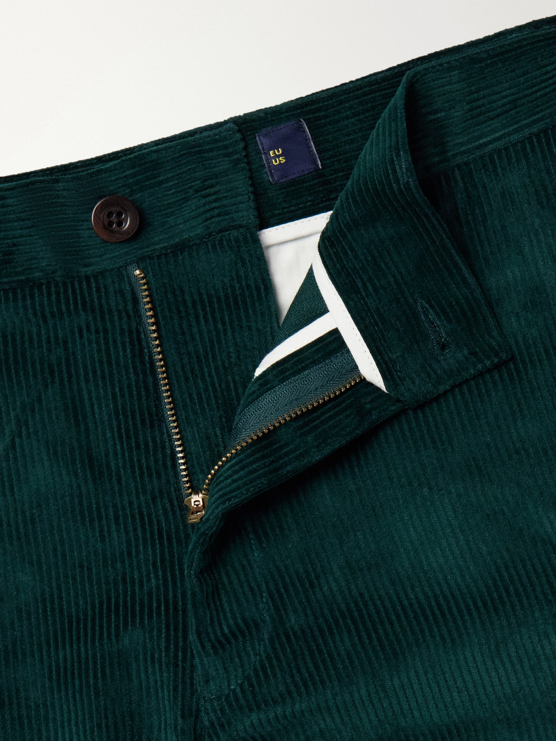 Straight-Leg Cotton- Corduroy
