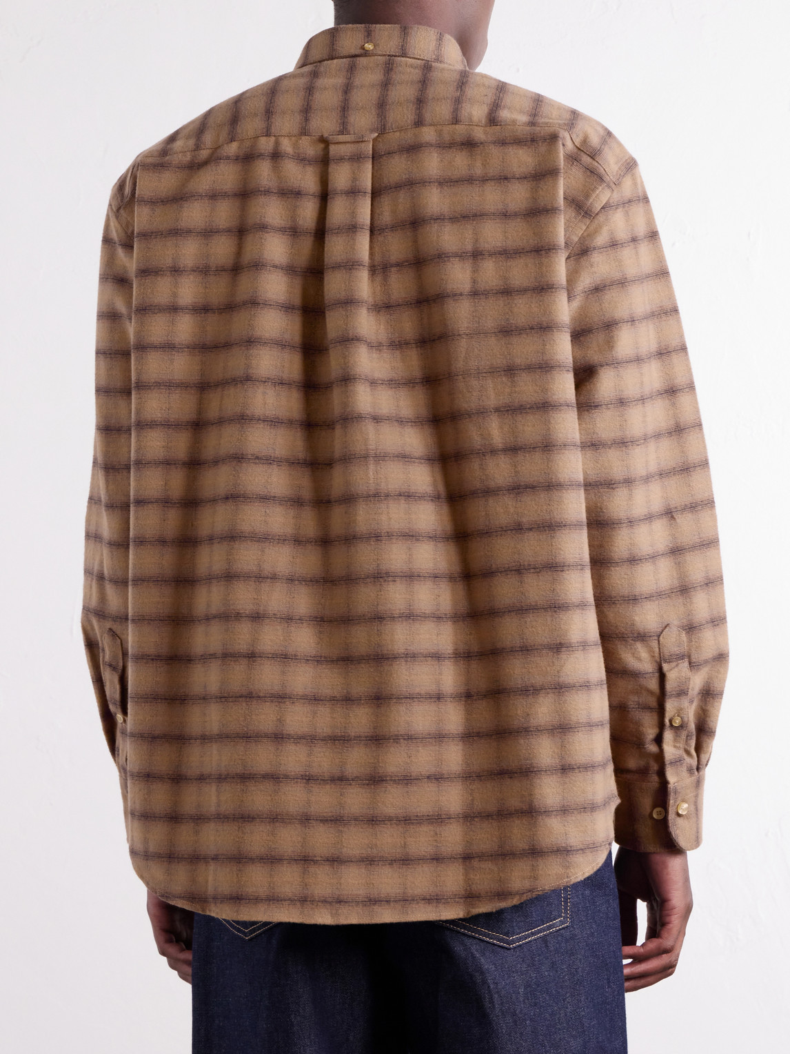 Camila Oversized Checked Cotton-Flannel Shirt