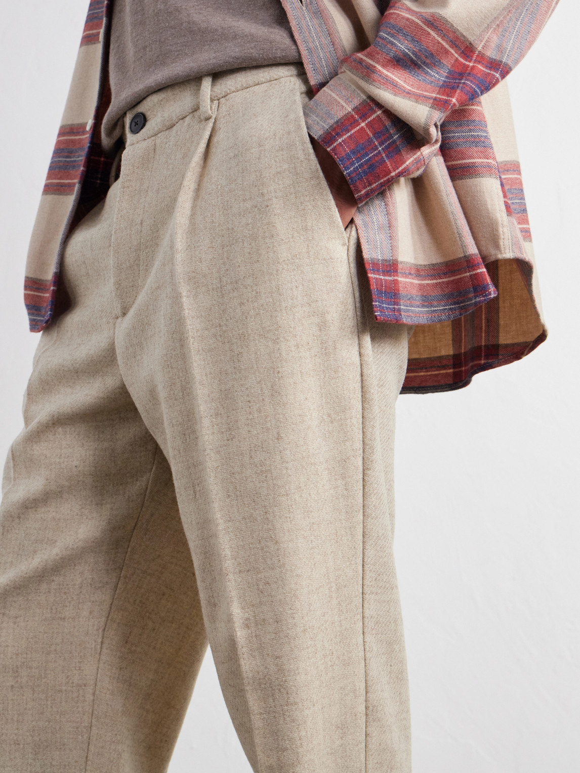 Terroir Straight-Leg Pleated Wool-Twill Trousers