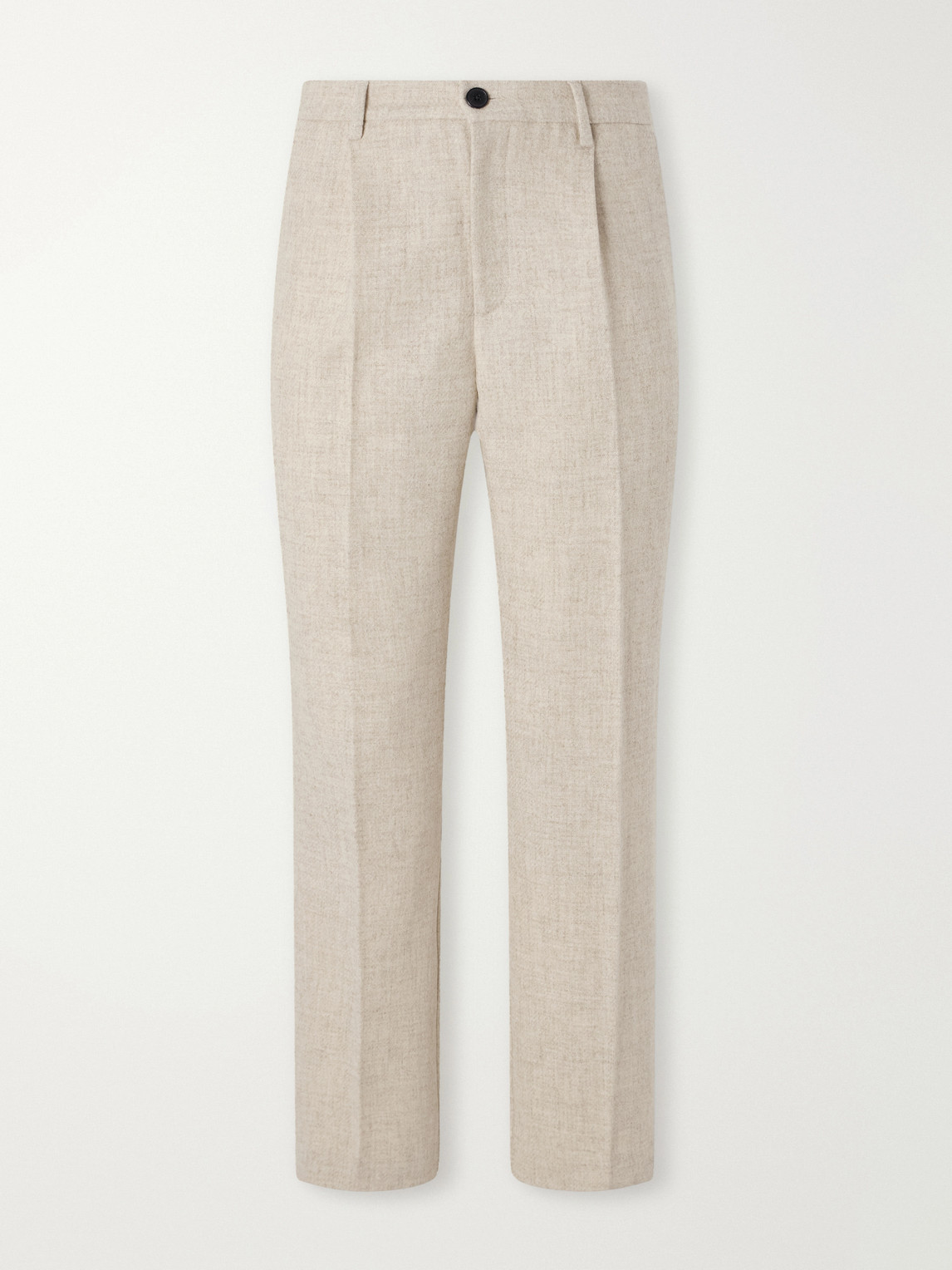 Terroir Straight-Leg Pleated Wool-Twill Trousers